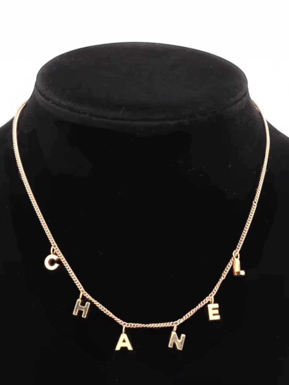 Chanel Logo Necklace